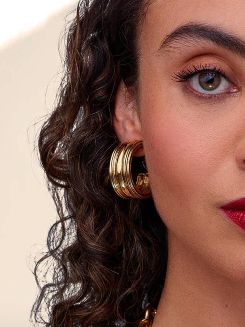 Christina Caruso Triple Hoop Earrings